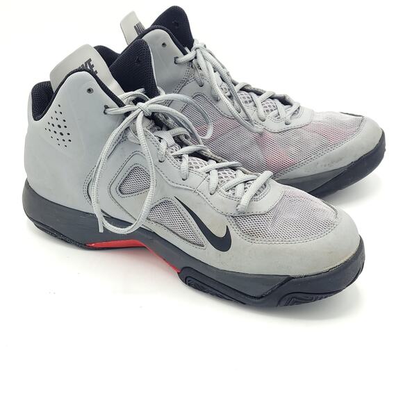 Nike Dual Fusion Stadium Gray Black Red Anthracite 536367-004 men's size 10 - Picture 3 of 9